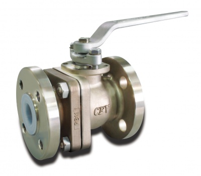 PFA Lined Stainless Steel Ball Valves (Standard Pattern) – PB12 – Bueno